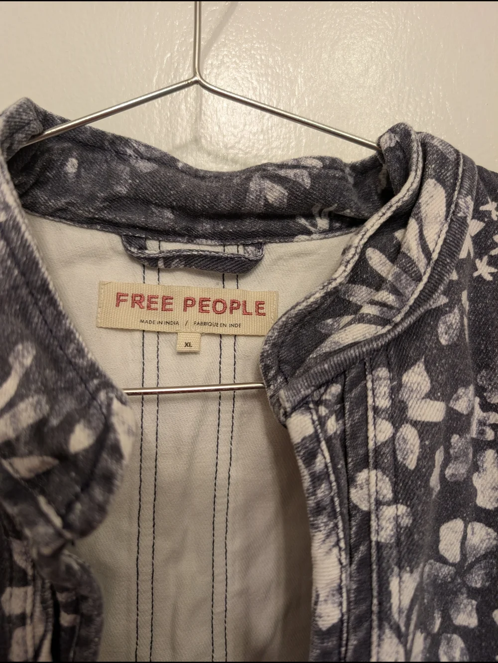 Free People Lua Bed Jacket In Indigo - Picture 5 of 6